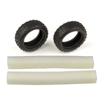 Narrow Mini Pin Tires, with inserts