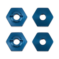 FT 1:14 Wheel Hexes, blue aluminum