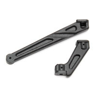 RC8B3 Chassis Braces, short (front and rear)