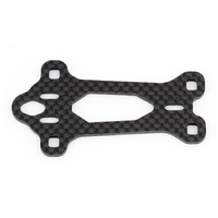 RC10F6 FT Adjustable Caster Top Plate, carbon fiber