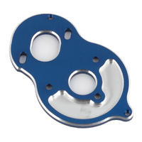 ####RC10B6.1 Standup Motor Plate, blue aluminum