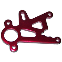 GV EL3042RE FRONT MOTOR MOUNT 4MM (RED COLOR)