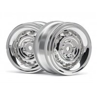 HPI Vintage Wheel CC Type 26mm Chrome (2pcs) 0mm Offset