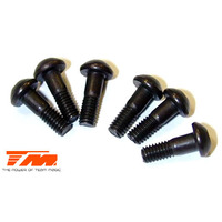 2.6x8mm Steel Button Head Screw(6) (Use also 126208C-5)