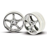 Traxxas Chrome Tracer 2.2" Wheels (Front)