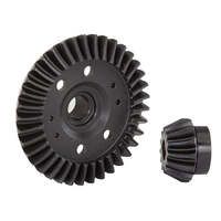 TRA6879R Traxxas Ring gear, differential/ pinion gear, differential (machined, spiral cut) (rear)