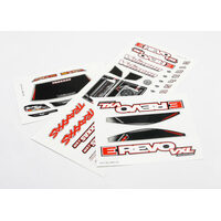 Traxxas Decal Sheets, 1/16 E-Revo VXL