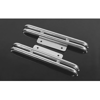 Steel Tube Side Steps for Tamiya Hilux & Bruiser (Silver)