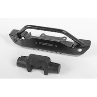 Steel Stinger Front Bumper W/Plastic Winch for 1/18 Gelande II RTR W/Black Rock Body (Black)