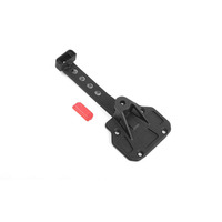 Spare Wheel and Tire Holder w/ Red High Rear Brake Light for Axial 1/10 SCX10 III Jeep JLU Wrangler