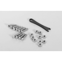 Ultra Scale Hardened Steel Driveshaft Hardware & Wrench