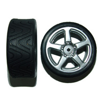 GV VX3692PSGA3 VX RT TYRE (S-N+PVC) &  WHEEL SILVER + FOAM