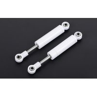 Super Scale 70mm White Shocks with Internal Springs