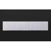 RC4WD White Vinyl Decal