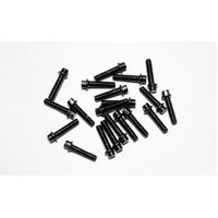 RC4WD Miniature Scale Hex Bolts (M2 x 8mm) (Black)