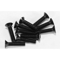 Steel Flat Head Cap Screws M3 x 14mm (10)