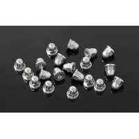 M2.5 Flanged Acorn Nuts (Silver)