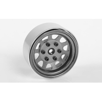 Stamped Steel 1.7" Beadlock Wagon Wheels (Clear)