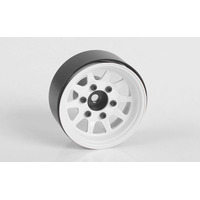 ####OEM 6-Lug Stamped Steel 1.55" Beadlock Wheels (White)