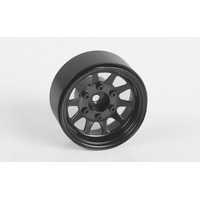 OEM 6-Lug Stamped Steel 1.55" Beadlock Wheels (Black)