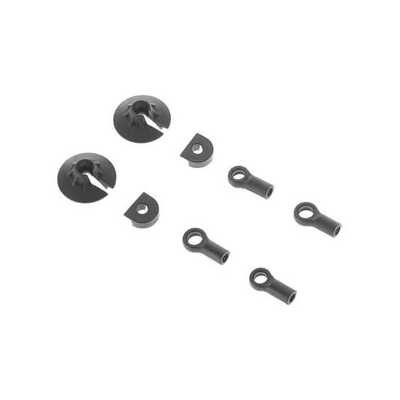 Arrma Shock Rod End Set Nero (2), AR330338