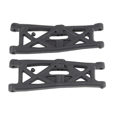 RC10T6.2 FT Front Suspension Arms, gull wing, carbon