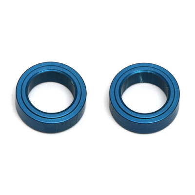 Rear Axle Spacers, narrow, blue aluminum