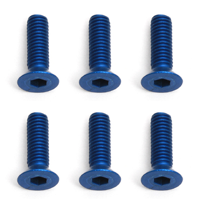 #### FT Screws, Blue Aluminum M3x10 mm FHCS