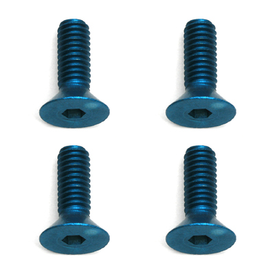 #### FT Screws, Blue Aluminum M4x12 mm FHCS