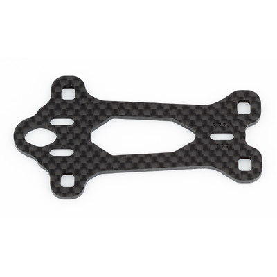 RC10F6 FT Adjustable Caster Top Plate, carbon fiber