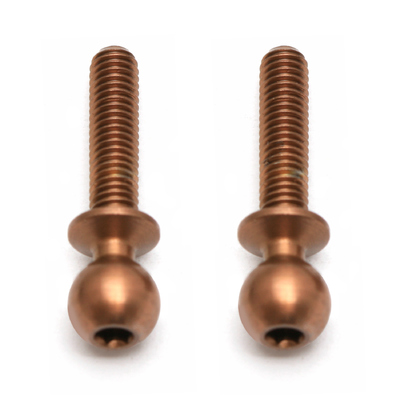 #### FT TiN Heavy-duty Ballstuds, 12 mm, long neck