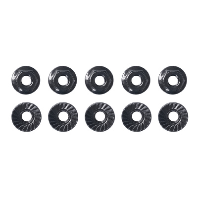 M4 Low Profile Serrated Steel Wheel Nuts