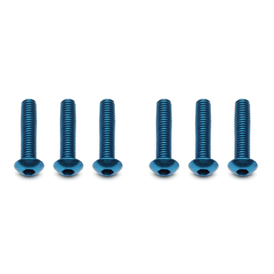 #### FT Screws, M3x14 mm BHCS, blue aluminum