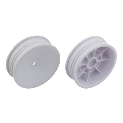 2WD Slim Front Wheels, 2.2 in, 12 mm Hex, white