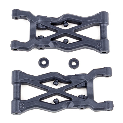 ####RC10B6.2 Rear Suspension Arms, 73mm, hard