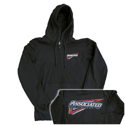 ####Team Associated Tri Zip-Up, black, 3XL