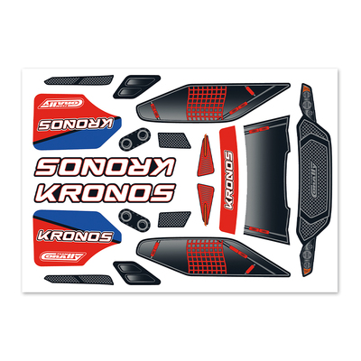 Team Corally - Body Decal Sheet  - Kronos XP 6S - 2021 - 1 pc