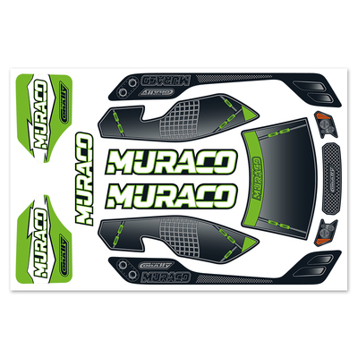 Team Corally - Body Decal Sheet  - Muraco XP 6S - 1 pc