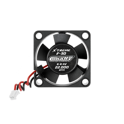 Team Corally - ESC Ultra High Speed Cooling Fan 30mm - 6v-8,4V - Dual ball bearings - ESC connector