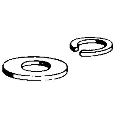 DUBRO 2107 2MM FLAT WASHERS (8 PCS PER PACK)