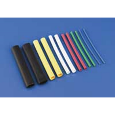 ###(DISCONTINUED USE DBR440) DUBRO 2149 3/8in DIA HEAT SHRINK TUBE BLACK (4 PCS PER PACK)