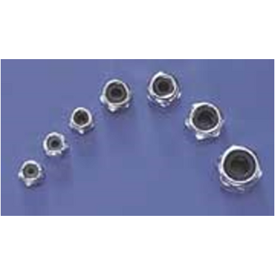 ###(DISCONTINUED) DUBRO 3114 SS 8-32 NYLON INSERT LOCK NUTS (4 PCS PER PACK)(DISCONTINUED)