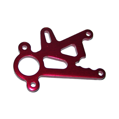 GV EL3042RE FRONT MOTOR MOUNT 4MM (RED COLOR)