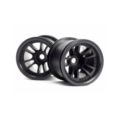 HPI Split 5 Truck Wheel (Black/2pcs)