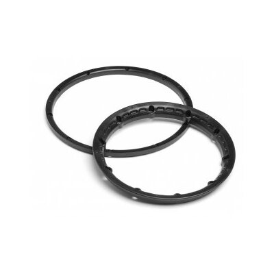 HPI Heavy Duty Wheel Bead Lock Rings (Black/2pcs)