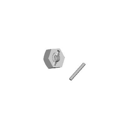 HSP Wheel Hex Mount W/Pins (2*10 ) 4P