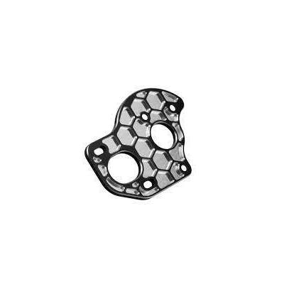 JConcepts - B6.1 | T6.1 | SC6.1, 3-gear laydown | layback transmission motor plate - honeycomb - black