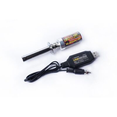 1800mAh Glow Igniter/Starter Set (w/USB Charger)