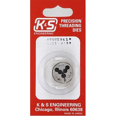 ####K&S 417 2-56 THREADING DIE (1PIECE)