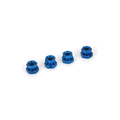 Team Losi 20mm Wheel Hex Set, Blue: LST2, MUG